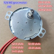 TYC-50 12V 1rpm 2.5rpm 5rpm 10rpm 30rpm 50rpm 4W AC gear motor permanent magnetic synchronous motor 