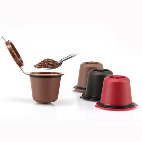 1PCS Refillable Reusable Coffee Capsule Filters for Nespresso Machine