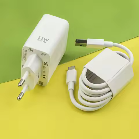 33W OPPO Supervooc Charger EU Fast Charging Power Adapter USB Type C Cable For OPPO A96 A97 K9X Find