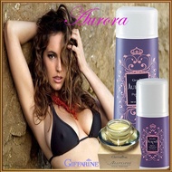 Set Of 3 Legendary Scents 1.Aurora Dry Perfume 2.Aurora Body Powder 3.Aurora Roll-On You Should Go T