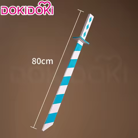 IN STOCK Stocking Panty Cosplay Props Anime DokiDoki Women 80cm Blue White Sword Stocking Prop Cospl
