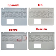 New UK/Spanish SP/Russian RU/Brazil Keyboard For Sony VAIO FIT15 SVF151 SVF15 SVF152 SVF153 SVF15E With Palmrest Upper Cover