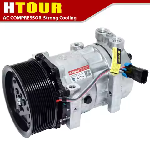 SD7H15 AC A/C Compressor for Peterbilt 388 2008 to 2010 F696003151 F69-6003-151 U4370 4370 1401416 4