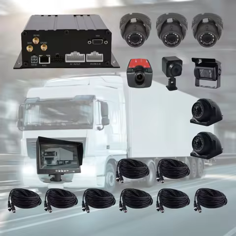 8 channel truck monitoring system mdvr set 4g gps wifi mobile dvr 8ch AHD 1080p camera with night vi