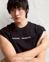 (Leisure Projects) Leisure Projects Original Logo T-shirt เสื้อยืดผ้าคอลตอน ทรง oversized ดีเทลปัก โ