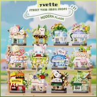 YVE Mini Shop Blocks, Micro Blocks Building Blocks City Building Blocks,  Mini Street View Blocks Bi