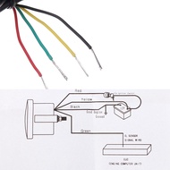 1 Piece Air Fuel AFR Gauge with LED Display 2 Inch (52mm) Air Fuel Gauge Kit Black Plastic for 12V C