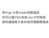 Ptcg卡(PSA/raw)換福袋