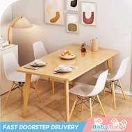 Babydairy Folding Dining Table Household Retractable Solid Wood Multifunctional Dining Table d32