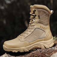 511 Tactical Boots Waterproof Combat Boots Ultralight High-top  Army Boots Wear-resistant Breathable