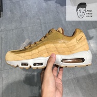 [AND.]NIKE AIR MAX 95 SE Earth Gold Gradient Suede Cushion Casual Sports Jogging Men's Shoes AJ2018-