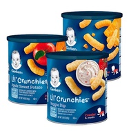 Gerber Dwarf Lil' Crunchies Cheese Sticks for Baby Weaning/C-shaped Nobi Rice Cakes