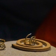 蚊香戒 黃銅拼接戒