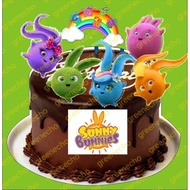 sunny bunnies cake topper (1set)