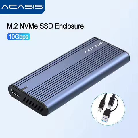 ACASIS 10Gbps M.2 NVMe SSD Case Enclosure M.2 to USB Type C 3.2 SSD Adapter M2 PCIE NVME SSD box For