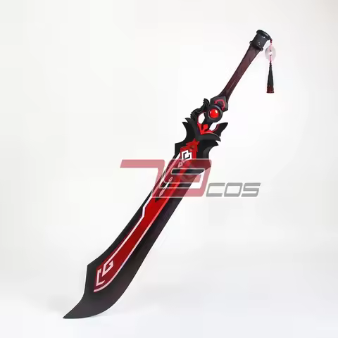 Genshin Impact Razor & Xinyan Blackcliff Slasher Sword Cosplay Prop Halloween Christmas Party Access