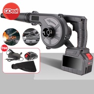 GDeal Cordless Blower & Vacuum 2 in 1 Rechargeable Electric Vacuum Cleaner Blower Leaf Dust Removal 