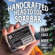 MADE IN MALAYSIA✅ Seventh Sons Custom® | 01 Moringa Oleifera 3IN1 Cleansing Bar.