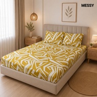 KATUN MESSY MINIMALIST BED SHEET KOREAN AESTHETIC MINIMALIST MOTIF COTTON BED SHEET 120 X 200 BED SH