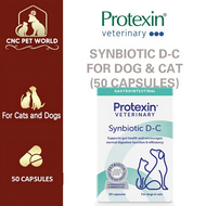 【PROTEXIN】SYNBIOTIC D-C FOR DOG & CAT | 50 CAPSULES | High-level Probiotics and Prebiotics