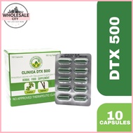 ☋ ❖ ☪ ♞,♘,♙Clinica DTX 500 herbal food supplement 10 CAPSULE