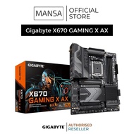 GIGABYTE X670 GAMING X AX | AM5 SOCKET | DDR5 | SUPPORTS RYZEN 5 7600X | 7 7700X | 9 7900X | 9 7950X