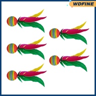WDFINE 5x Badminton Shuttlecocks Chinese Kick Shuttlecocks for Practice Gym Beach