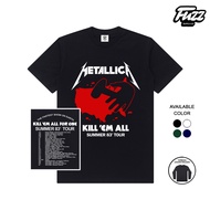 Fuzz Metallica Kill Em All T-Shirt Metal Music Cotton Combed 30s