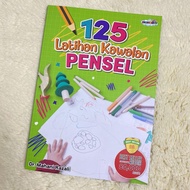 125 Latihan Kawalan Pensil / Buku Latihan Menulis Kanak-kanak Prasekolah / Menulis ABC / Writing Skills