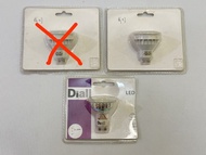 GU10 LED 燈 射燈 燈膽 燈胆 spotlight 5W 3000K warm white WW 黃光 適合 路軌燈 天花燈 展示燈 不是Philips IKEA OSRAM