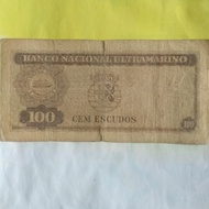 Uang kuno Timor Portugis 100 escudos
