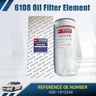 Ea New 2 Yuchai 6108 Oil Filter 430-1012240 - Engine Jx1023 Element Marine Construction -