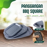 BBQ Pan Square 32, 36, 40cm Non-Stick Premium Long Grill