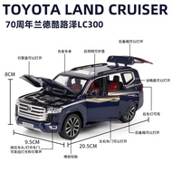 Black Mamba 1: 24 Toyota Land Cruise Land Cool Luzawa LC300 Alloy SUV Car Model Open Door Sound Ligh