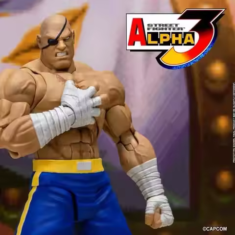 In Stock ST Storm Toys ARENA Street Fighter 3 1:12 Figurki Shagat, Figurki Akcji, Ozdoby Modelarskie