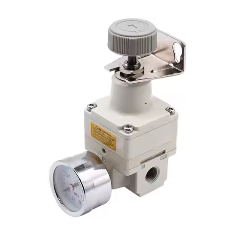 SMC IR2000-02 Precision Air Regulator - IR2020-02BG Gas Pressure Regulator with Gauge for Pneumatic 
