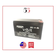 (2 PCS) VOLT 12V 7AH Rechargeable Seal Lead Acid Battery