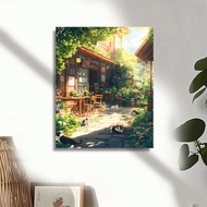 1pc Acrylic Paint Painting By Numbers For Adults Countryside Mountain Picture By Number Kits Persona