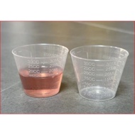 PLASTIC CUP MEDICINE 30ML AND 60ML measuring cup