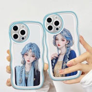 Casing For iPhone 12 Pro 11 Pro Max 12 Mini Soft Case Cartoon Girls Shockproof Phone Cover Silicone Softcase