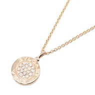 [Pre-owned] BVLGARI BVLGARI Necklace, BVLGARI BVLGARI Onyx Diamond Necklace, Neck size 41.5/43.5cm, 