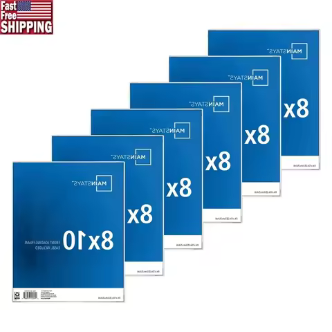 8x10 Front Loading Picture Frames Set of 6 Easy Front Load Display Home Gallery Wall Table Decor