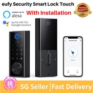 eufy Security Smart Lock Touch &amp; Wi-Fi, Fingerprint Scanner, Keyless Entry Door Lock, Smart Wi-Fi Lock