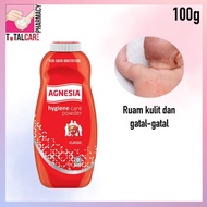 AGNESIA ANTIBACTERIAL POWDER CLASSIC 100G BEDAK AGNESIA BADAN GATAL RUAM