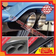 *Ready Stock* Akrapovic Single Exhaust 3.5" 4" Double Ezos Tip Tailpipe Baru Kereta Car Myvi Honda C