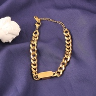 [ COD ] Terlaris Gelang Titanium Gold Wanita Rantai / Gelang Titanium Import / Gelang Titanium Wanit