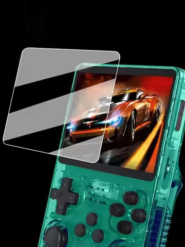 2Pcs 9H Game Console Protective Film Wear Resist Game Console Tempered Anti-Scratch Handheld Console