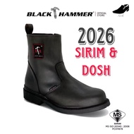 🔥SUPERLOWPRICE🔥【ORIGINAL】🔥BLACK HAMMER🔥 SAFETY SHOES MID CUT ZIP ON - BH 4664 BH4664