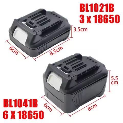 dawupine BL1021B BL1041B Battery Plastic Case PCB Circuit Board LED For MAKITA 10.8V 12V 3Ah 5Ah BL1