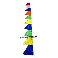 GARUDA MATA Colorful pennants 10 plain zig zag eyes without eagle